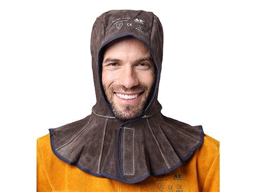 Split Cowhide Welding Hood
