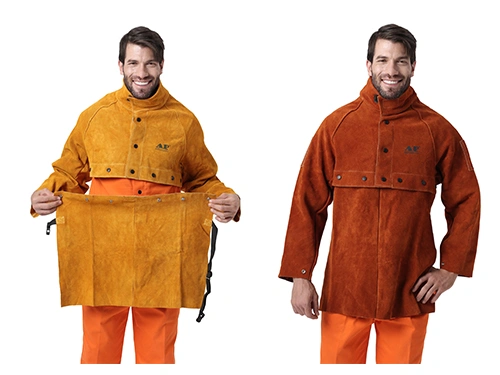 Split Cowhide Welding Cape Sleeves